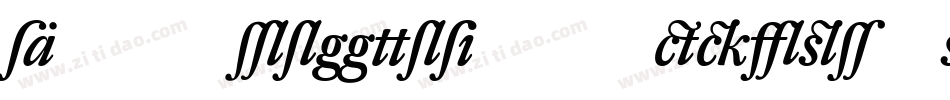 DTLProkyonSTMedium Italic字体转换